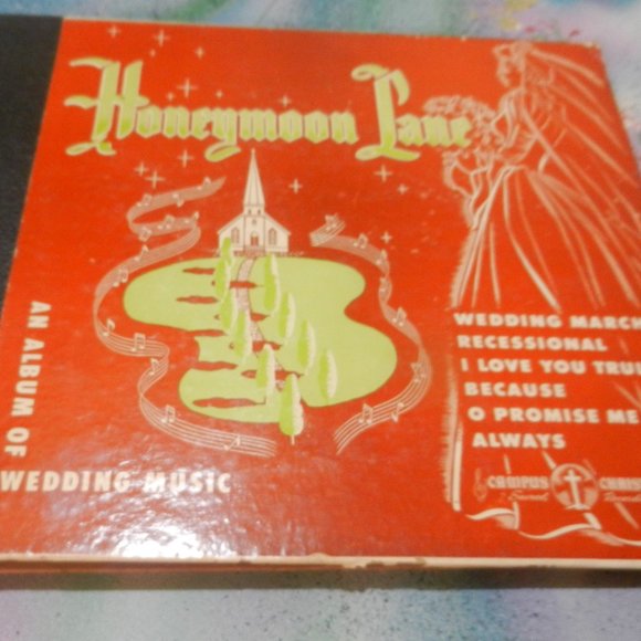 VTG victrola record Honeymoon Lane wedding music antique talking machine LP - Picture 9 of 9